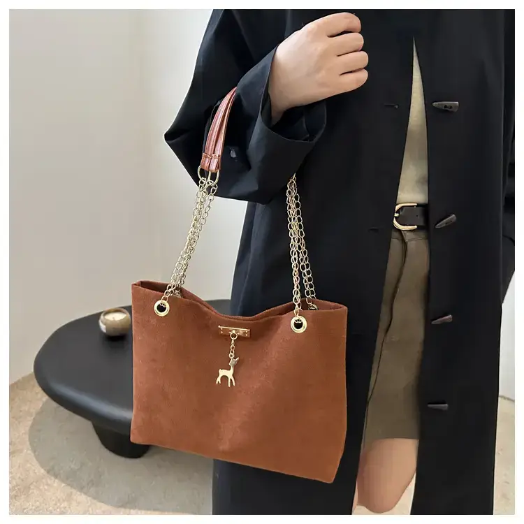 Vintage Chain Shoulder Bag Women 2024 Winter New Style — feature 21