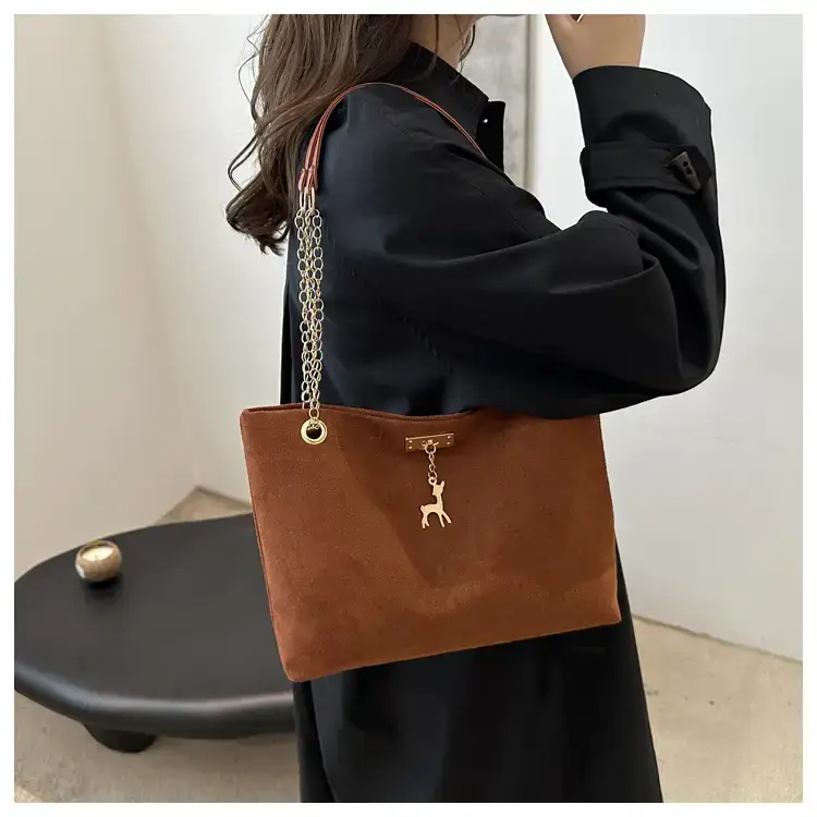 Vintage Chain Shoulder Bag Women 2024 Winter New Style — feature 23