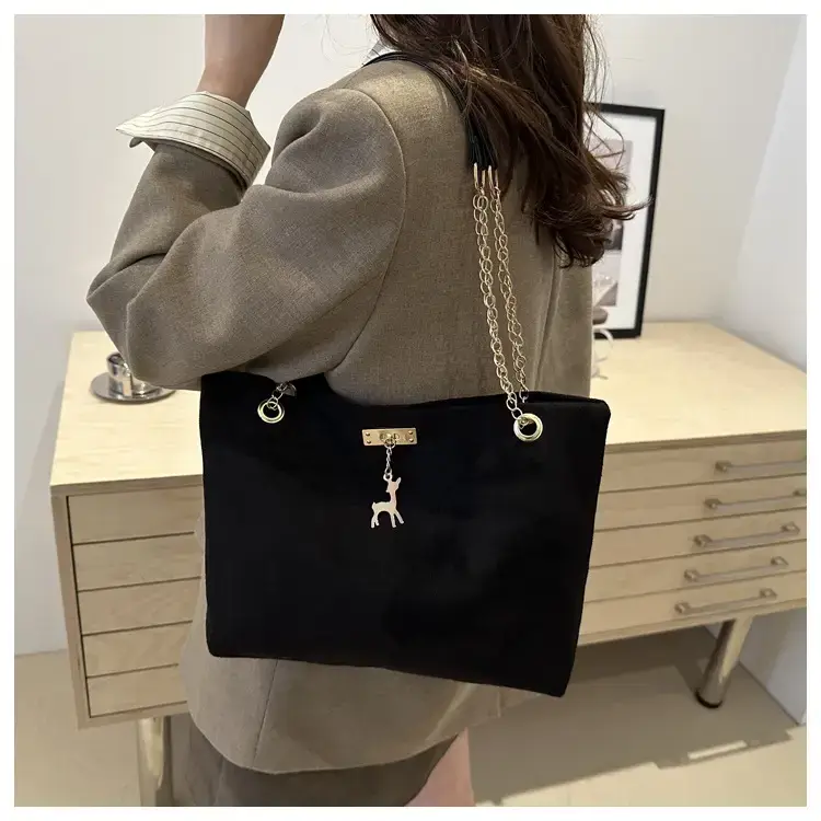 Vintage Chain Shoulder Bag Women 2024 Winter New Style — feature 36