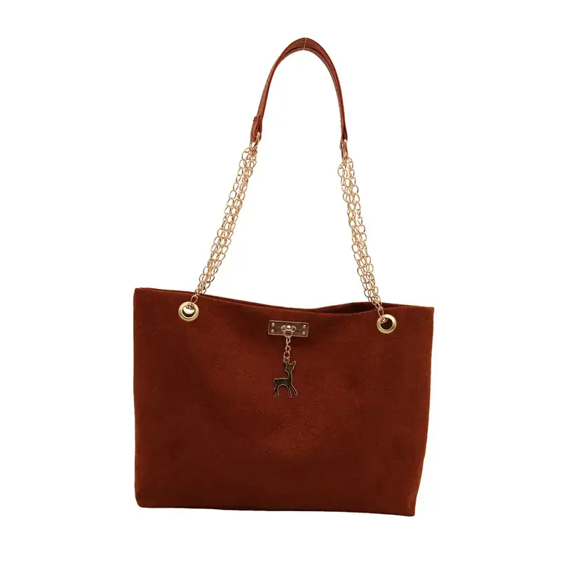 Vintage Chain Shoulder Bag Women 2024 Winter New Style - Image 4