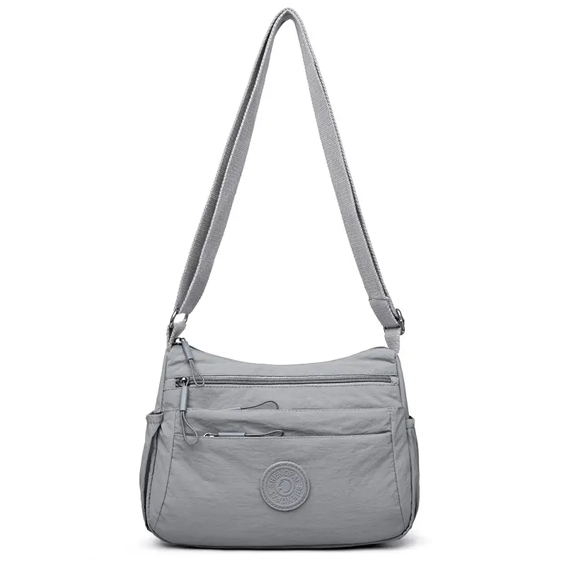 2025 Grey Multi-compartment Shoulder Bag for Women - Image 10