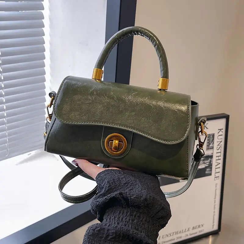 Textured Black Square Handbag Women 2024 New Arrival - Image 6