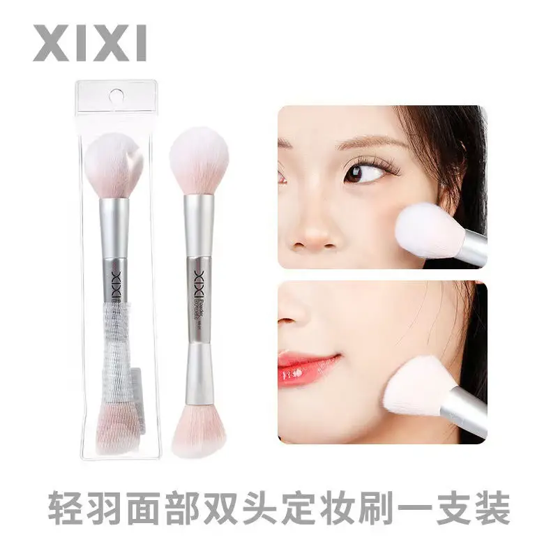 Xixi Double Head Makeup Brush Powder Blush Mini Portable