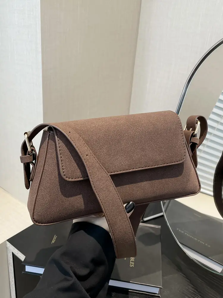 Korean Style Brown Shoulder Bag Women 2024 - Image 9