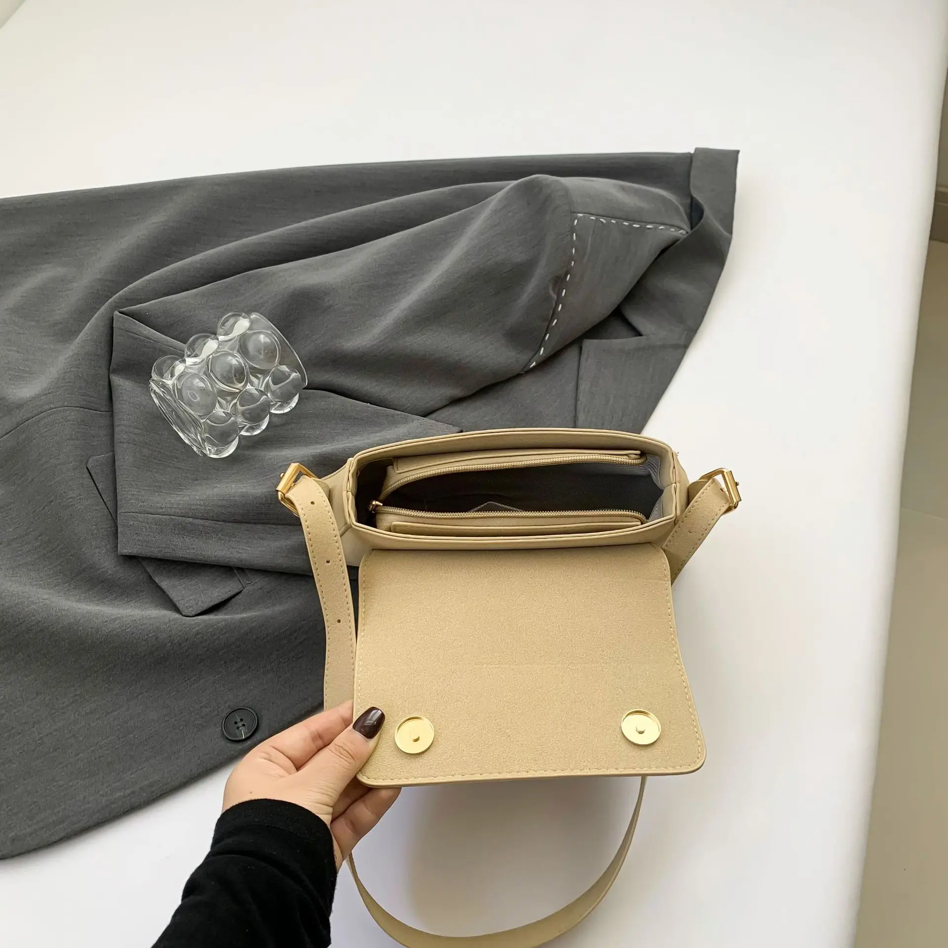Korean Style Brown Shoulder Bag Women 2024 — feature 10
