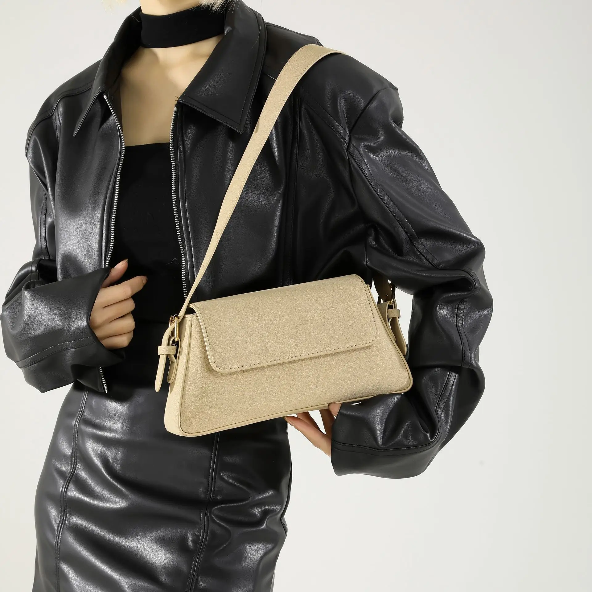 Korean Style Brown Shoulder Bag Women 2024 — feature 13