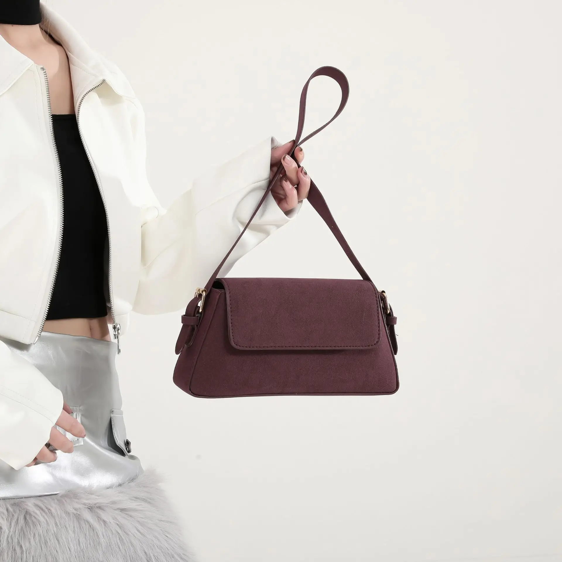 Korean Style Brown Shoulder Bag Women 2024 — feature 23