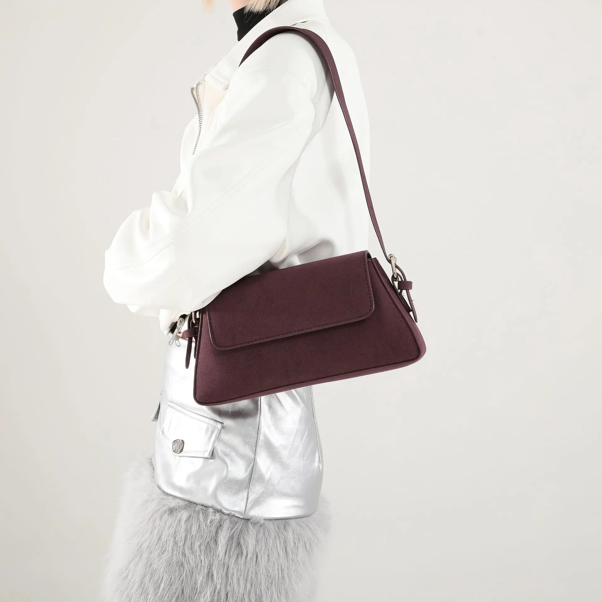 Korean Style Brown Shoulder Bag Women 2024 — feature 24