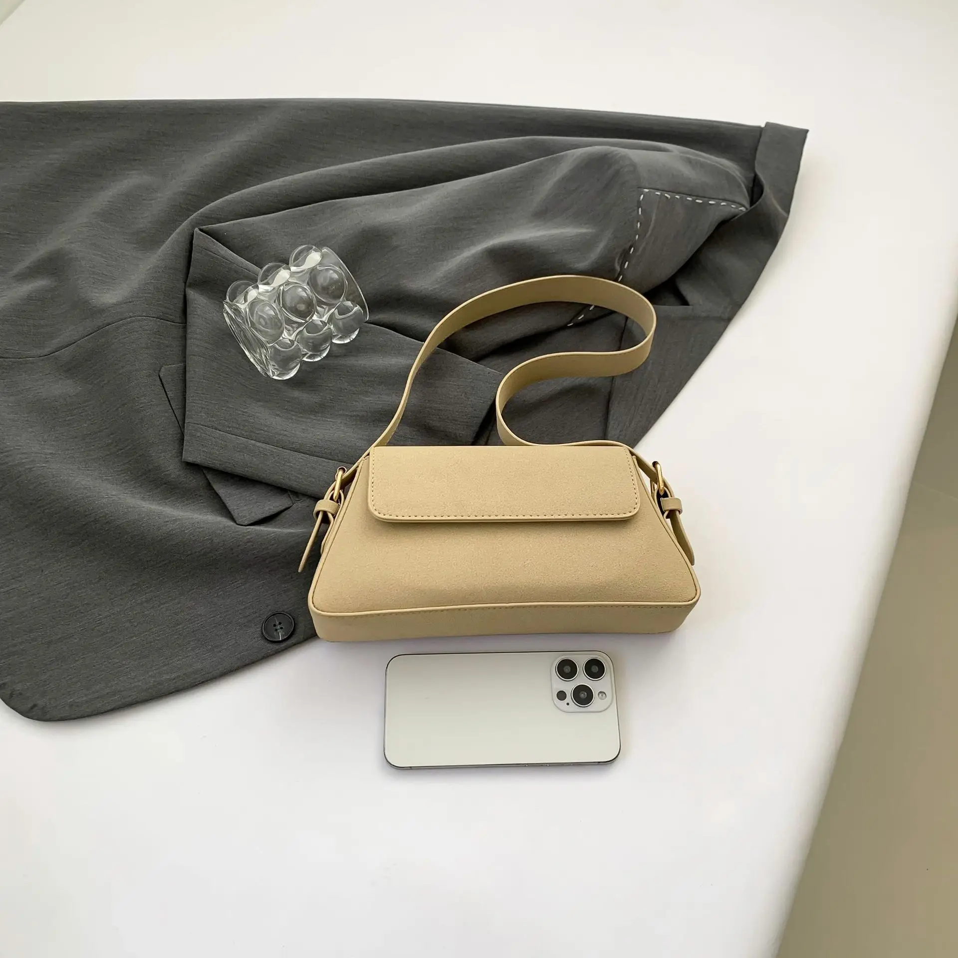 Korean Style Brown Shoulder Bag Women 2024 — feature 3