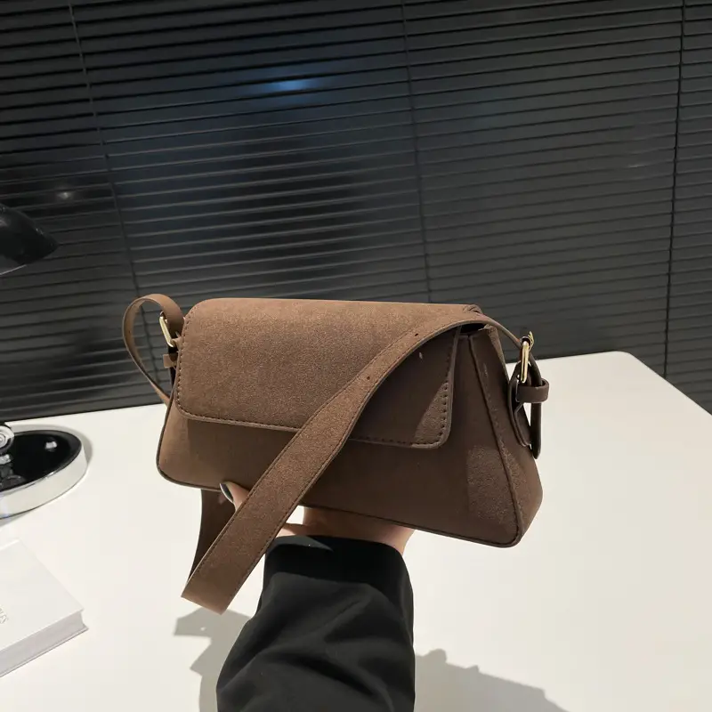 Korean Style Brown Shoulder Bag Women 2024 - Image 3