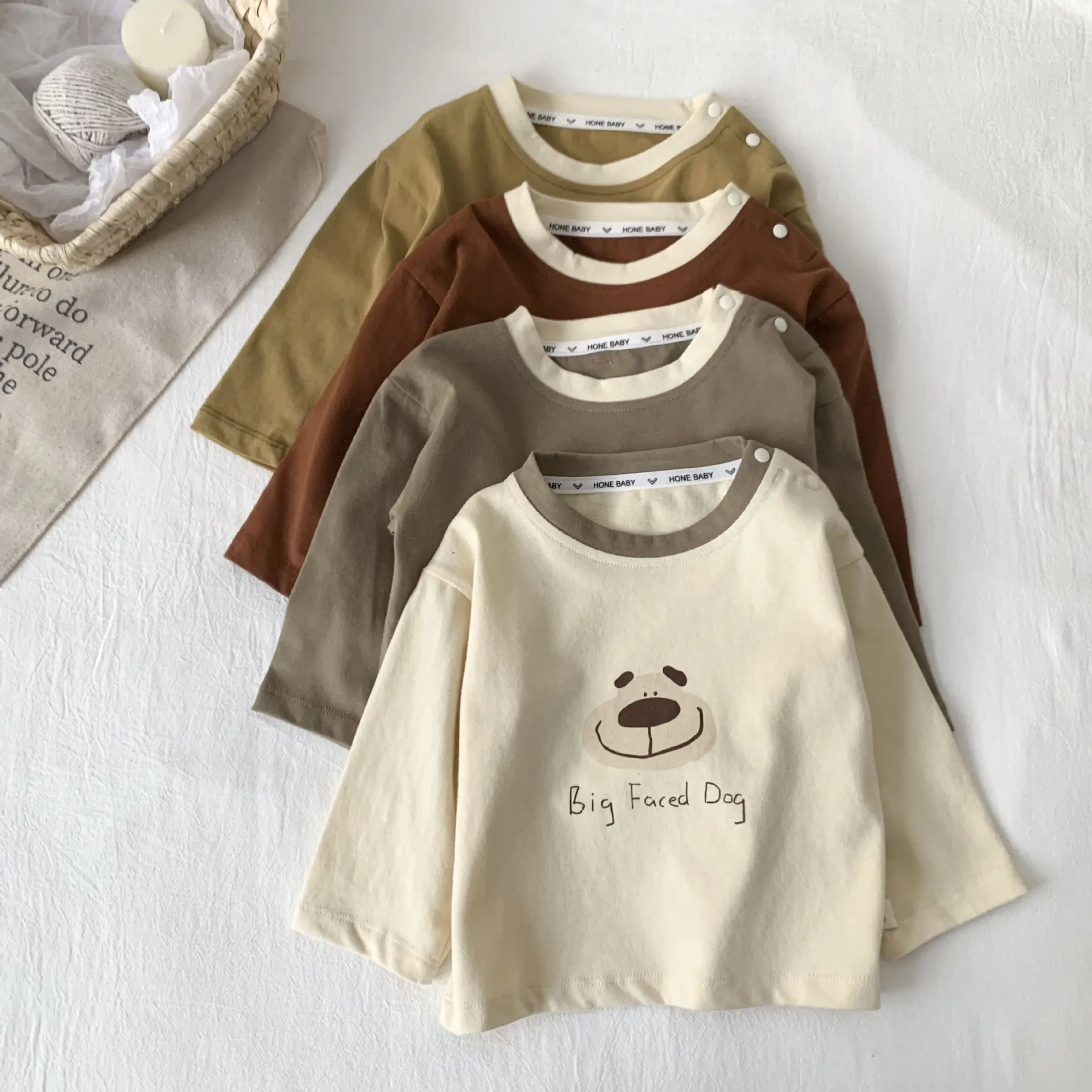 Baby Pure Cotton Long Sleeve T-Shirts Autumn Spring Fall - Image 6