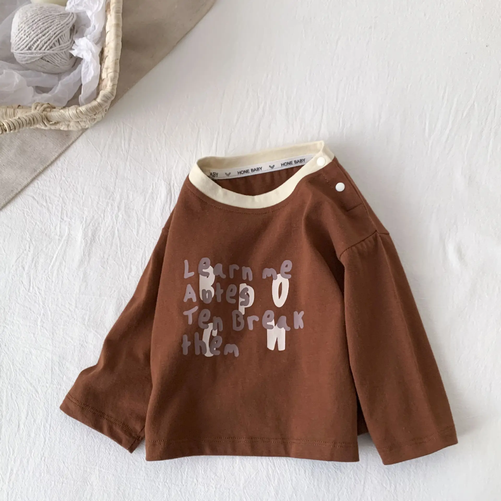 Baby Pure Cotton Long Sleeve T-Shirts Autumn Spring Fall — feature 3