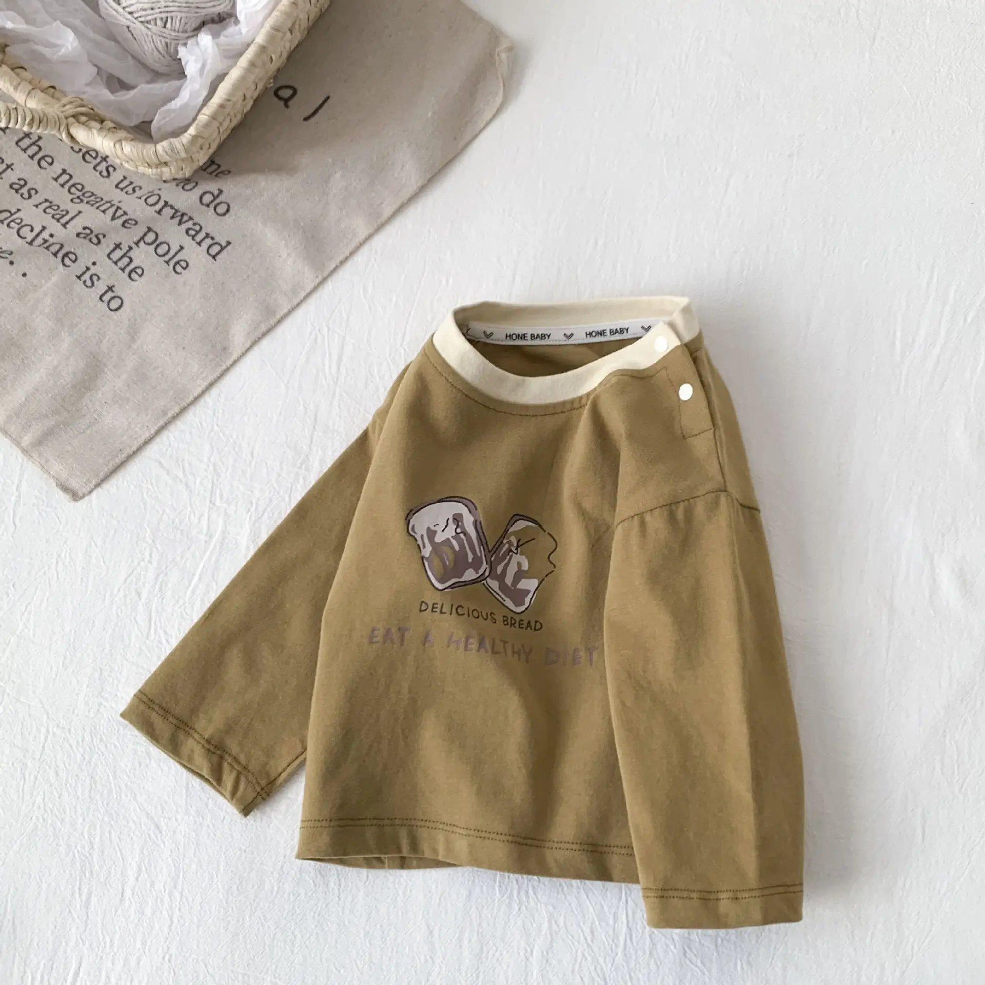 Baby Pure Cotton Long Sleeve T-Shirts Autumn Spring Fall — feature 4