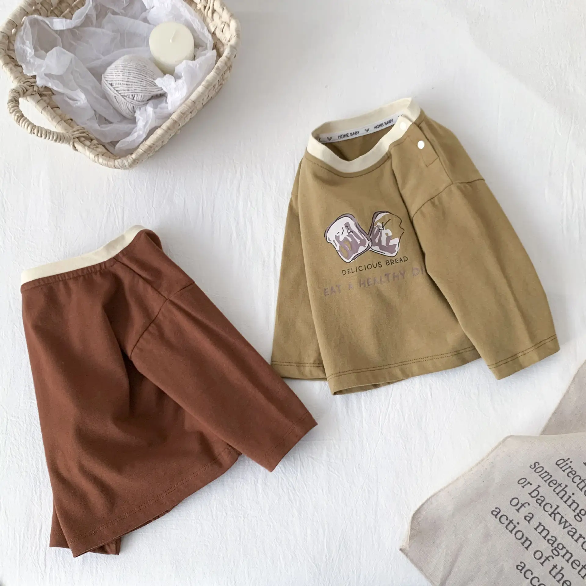 Baby Pure Cotton Long Sleeve T-Shirts Autumn Spring Fall — feature 5