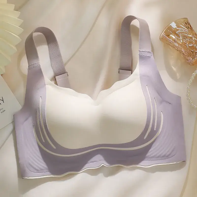 Women's Full Cup Underwear Large Soft Support Bra - Image 2