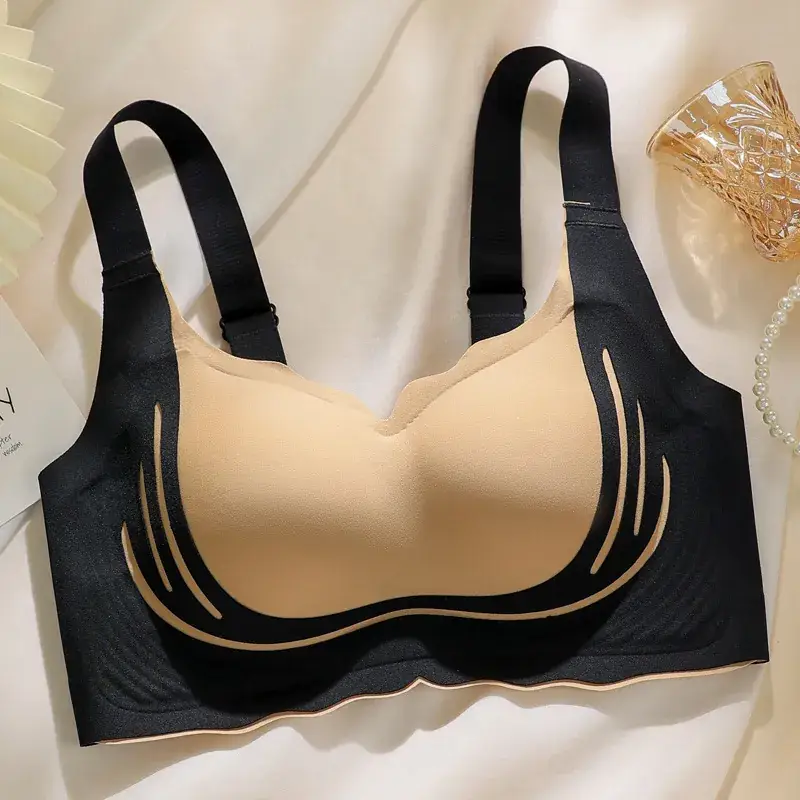 Women's Full Cup Underwear Large Soft Support Bra - Image 4
