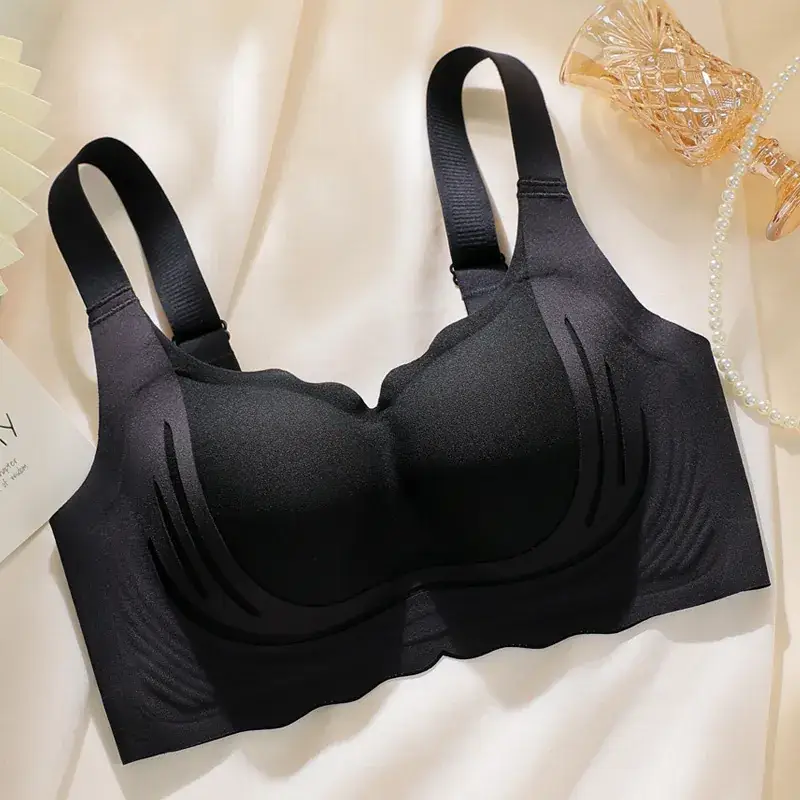 Women's Full Cup Underwear Large Soft Support Bra - Image 5