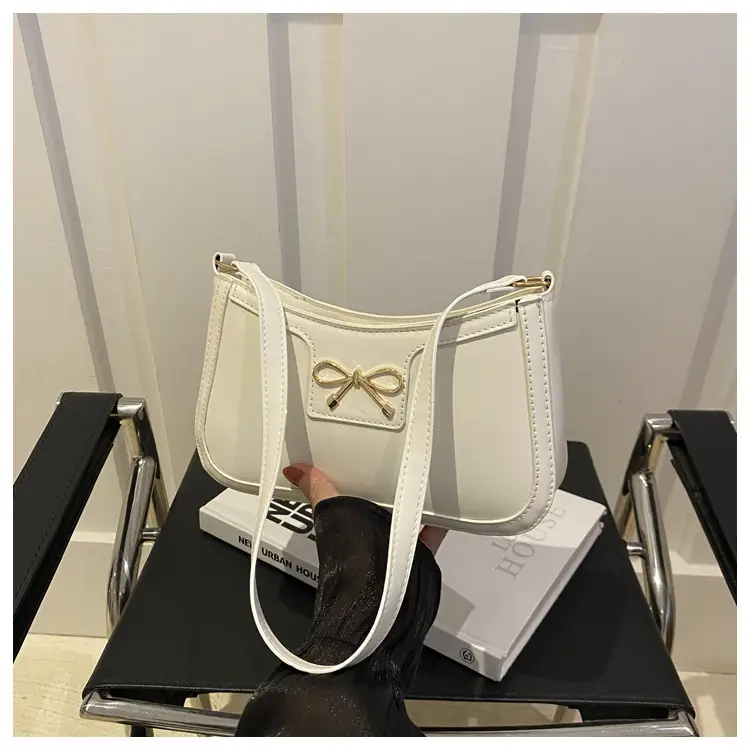 Women's White Bow Shoulder Bag 2024 New Arrival — feature 13