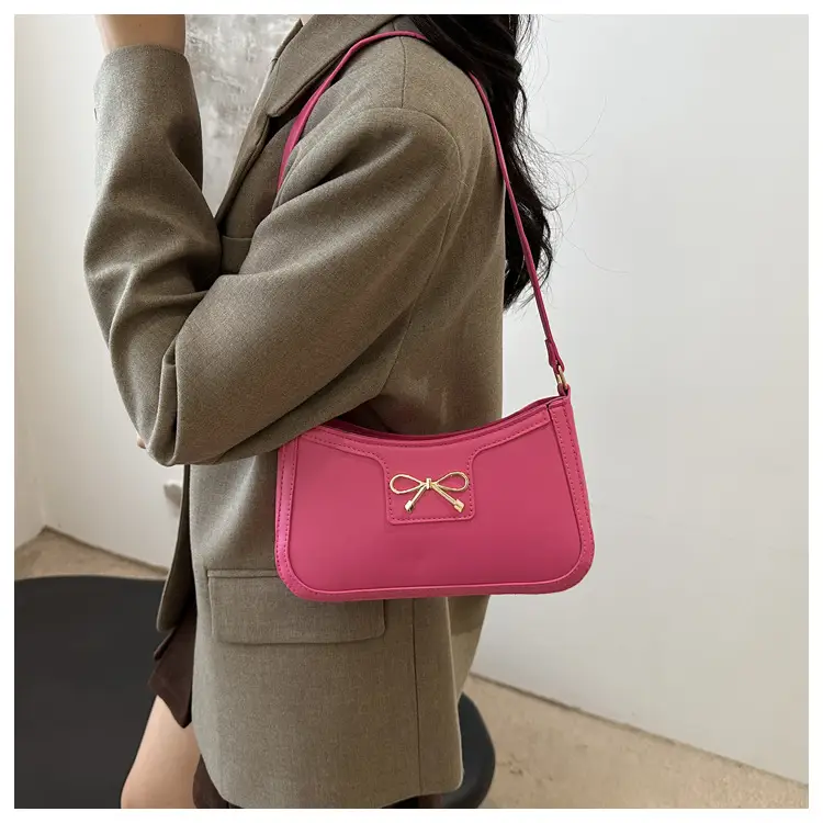 Women's White Bow Shoulder Bag 2024 New Arrival — feature 22