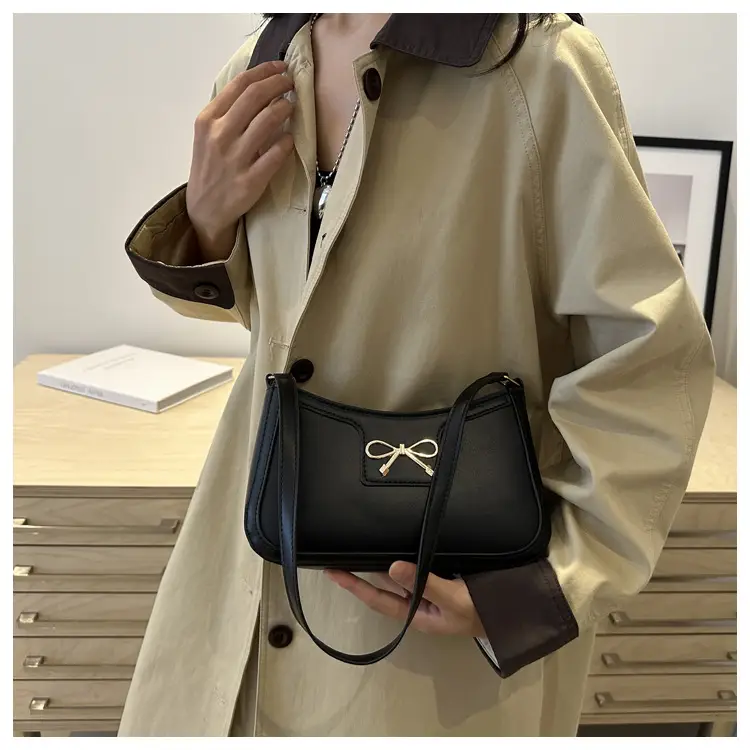 Women's White Bow Shoulder Bag 2024 New Arrival — feature 27