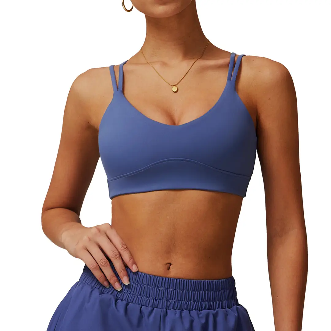 Zechuang Cross-back Yoga Bra Sports Naked Outer Wear Underwear Outdoor Running Fitness Sports Vest 4001