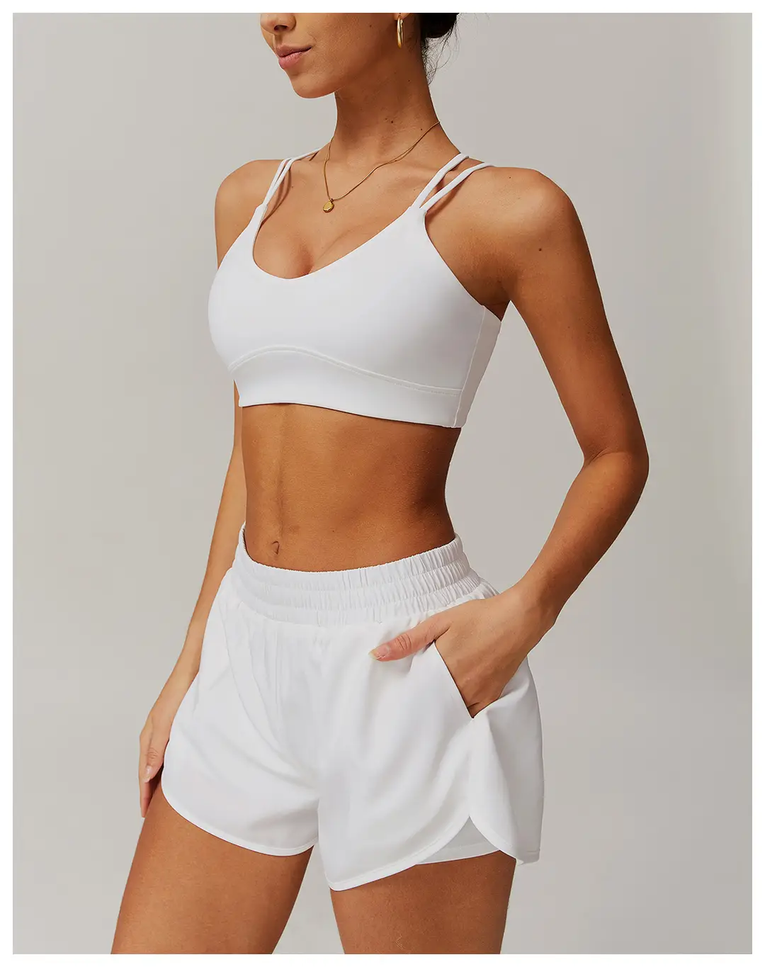 Zechuang Cross-back Yoga Bra Sports Naked Outer Wear Underwear Outdoor Running Fitness Sports Vest 4001 — feature 14