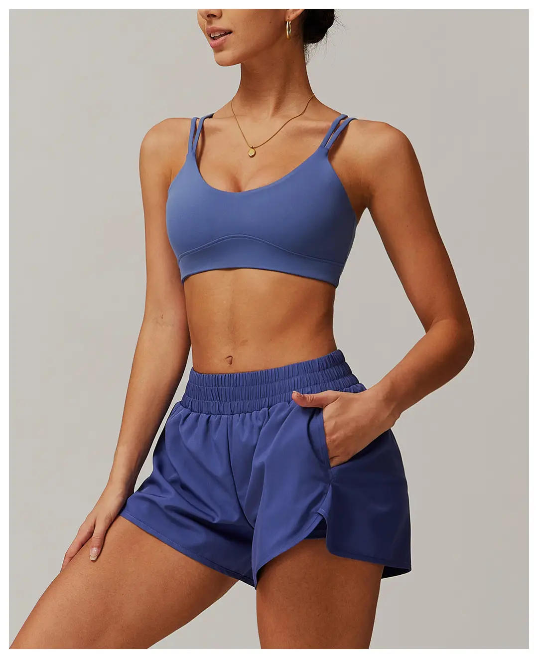 Zechuang Cross-back Yoga Bra Sports Naked Outer Wear Underwear Outdoor Running Fitness Sports Vest 4001 — feature 21