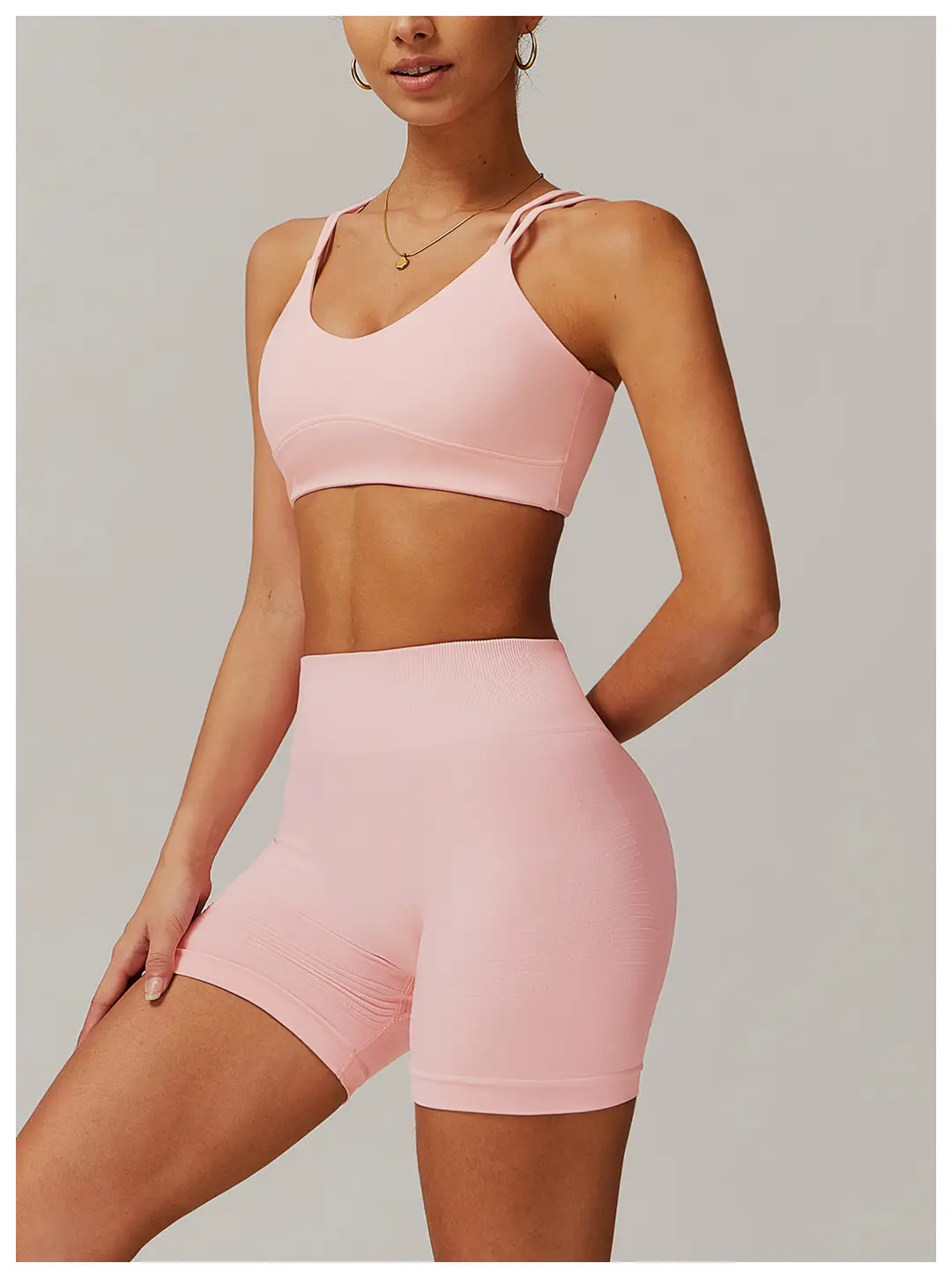 Zechuang Cross-back Yoga Bra Sports Naked Outer Wear Underwear Outdoor Running Fitness Sports Vest 4001 — feature 24
