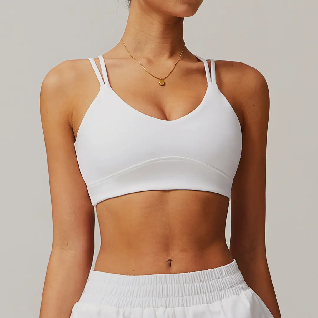 Zechuang Cross-back Yoga Bra Sports Naked Outer Wear Underwear Outdoor Running Fitness Sports Vest 4001