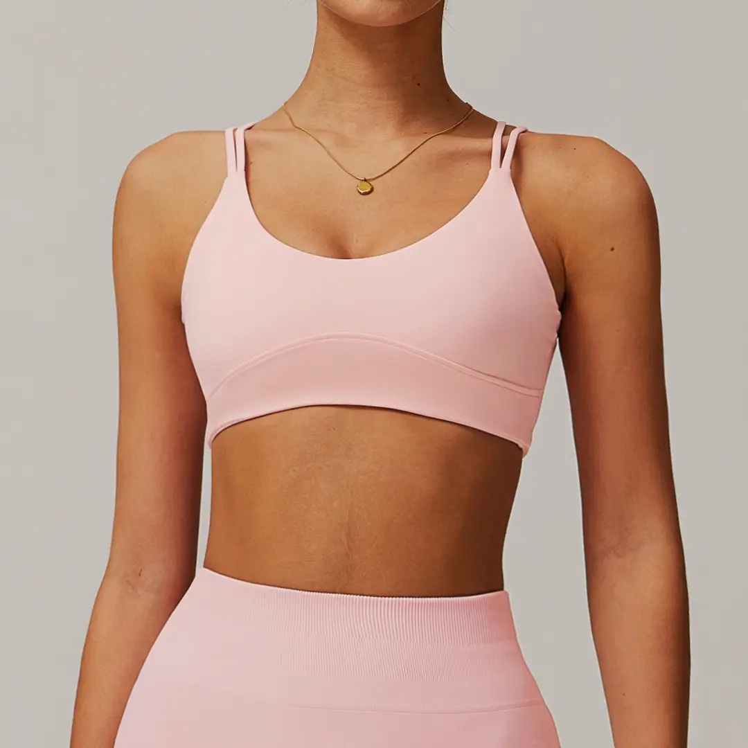 Zechuang Cross-back Yoga Bra Sports Naked Outer Wear Underwear Outdoor Running Fitness Sports Vest 4001