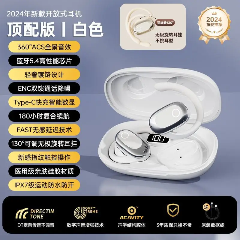 Gt526Y Voice of Berlin Ear-Mounted Ows Non-In-Ear Noise Reduction Bluetooth Wireless Bluetooth Headset Can Be Rotated 130 ° - Image 2