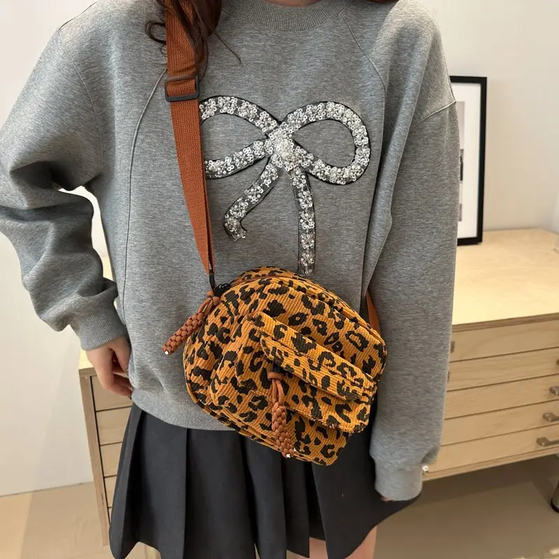 Leopard Print Crossbody Bag for Women 2026 - Image 5