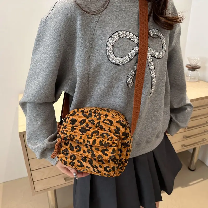 Leopard Print Crossbody Bag for Women 2026 - Image 6