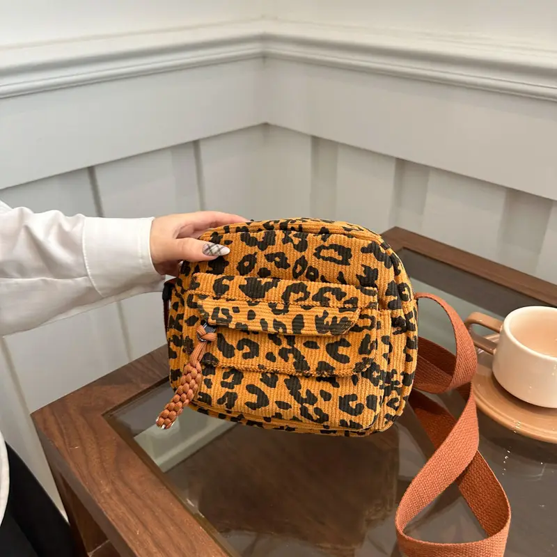 Leopard Print Crossbody Bag for Women 2026 - Image 2