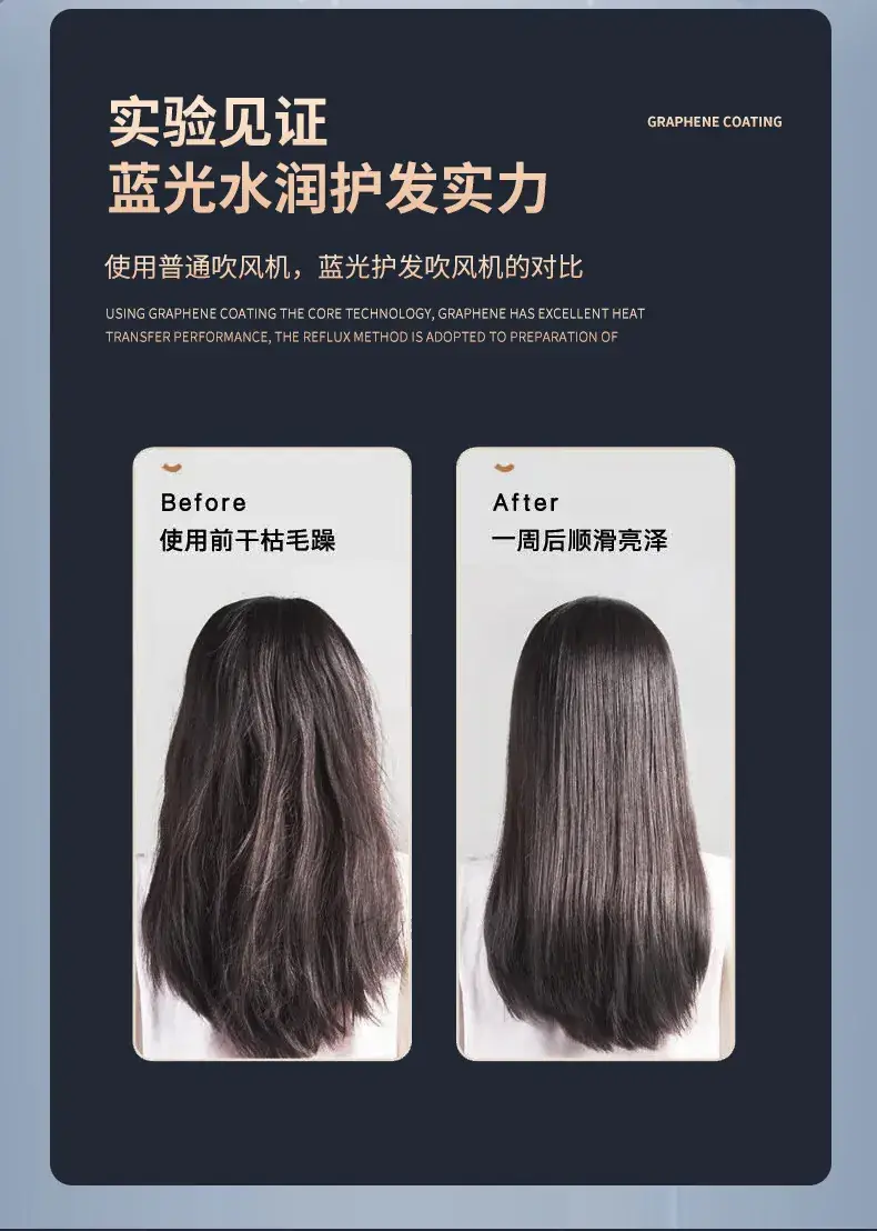 Pearl White Hair Dryer with Negative Ion Technology — feature 10