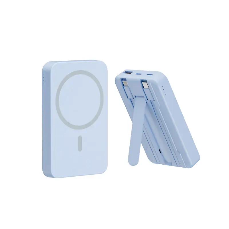 Cross-Border Magsafe Magnetic Wireless Power Bank 10000 Mah with Built-In Cable Super Fast Charging Mini Power Bank - Image 9