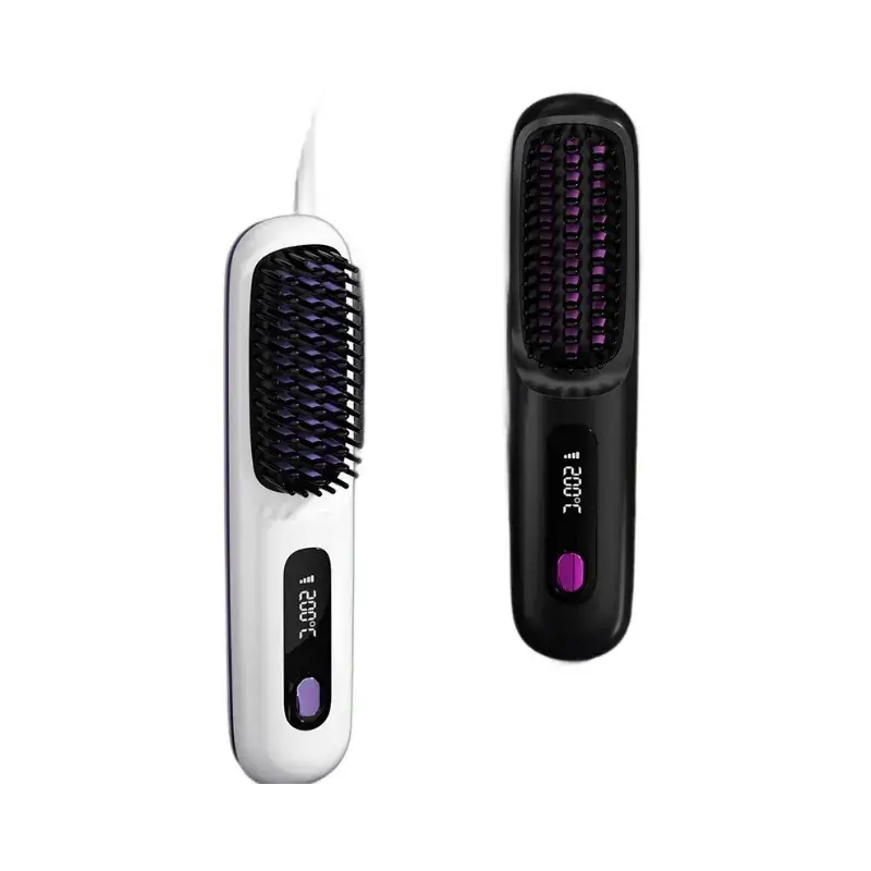 Cross-border LCD Wireless Hair Straightener