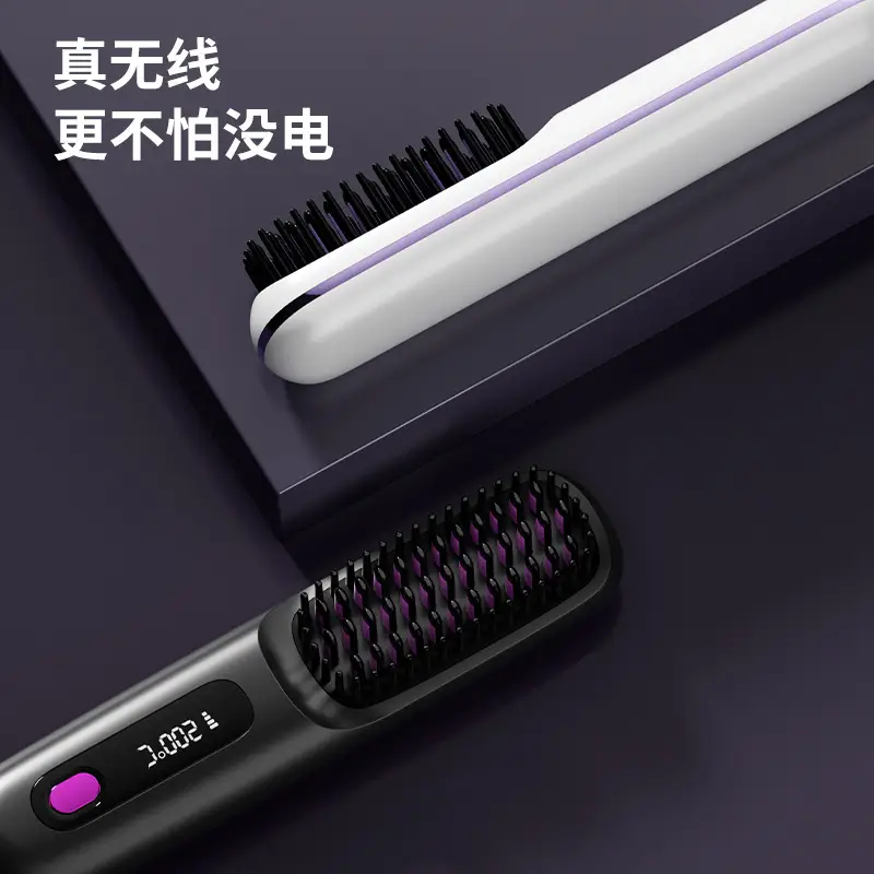 Cross-border LCD Wireless Hair Straightener — feature 9