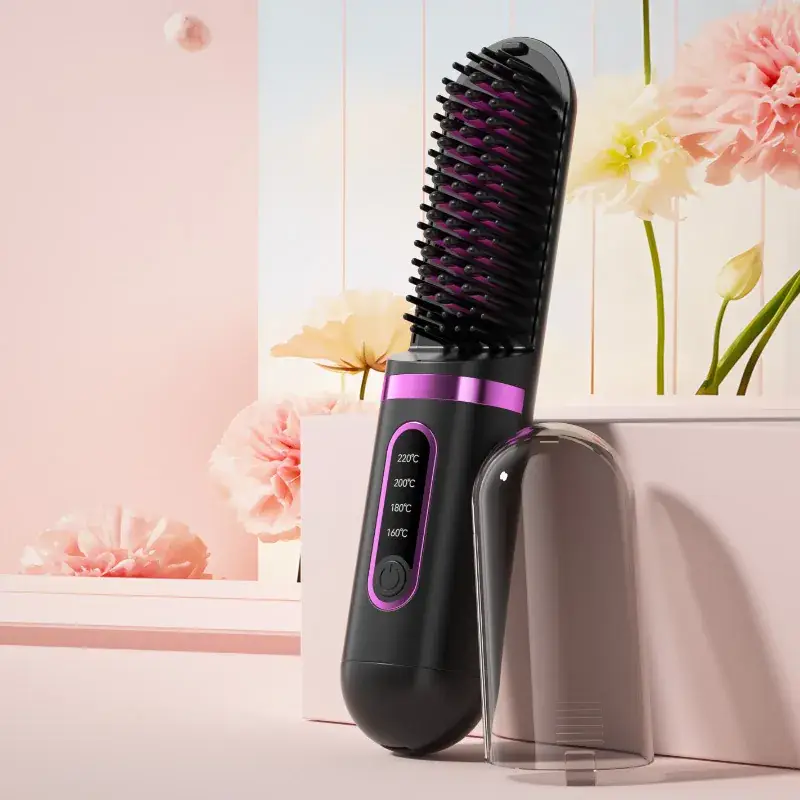 Cross-border LCD Wireless Hair Straightener