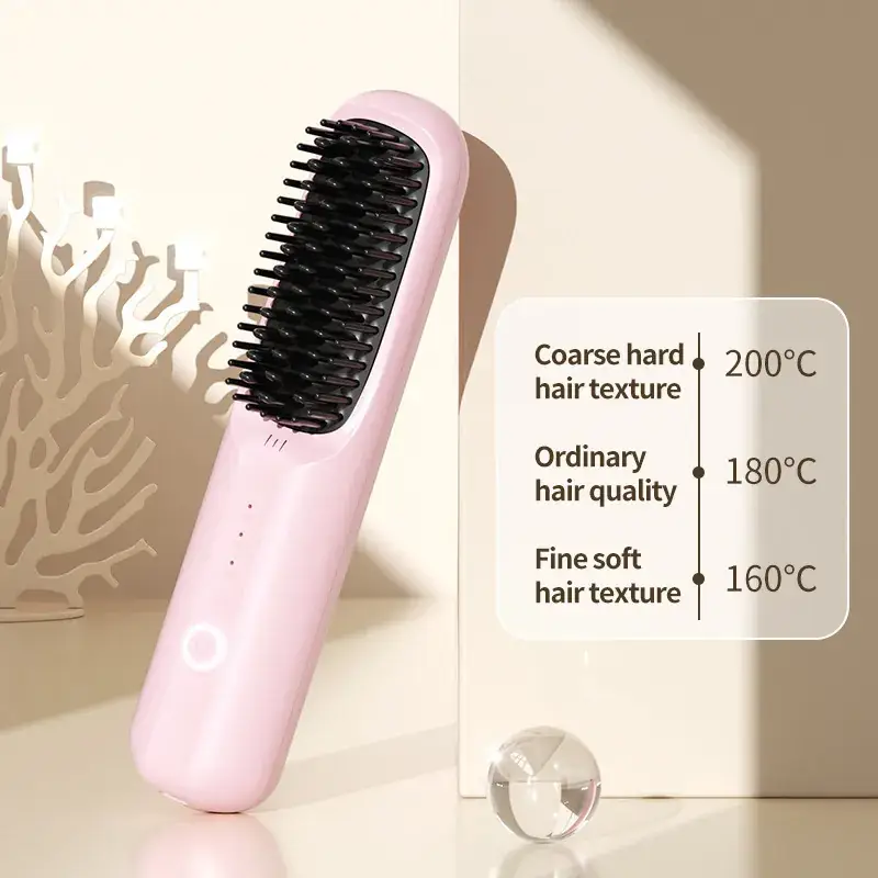Cross-border LCD Wireless Hair Straightener
