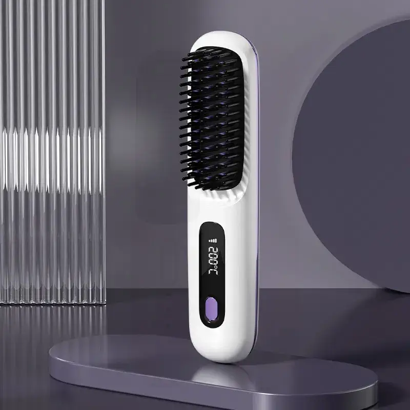 Cross-border LCD Wireless Hair Straightener