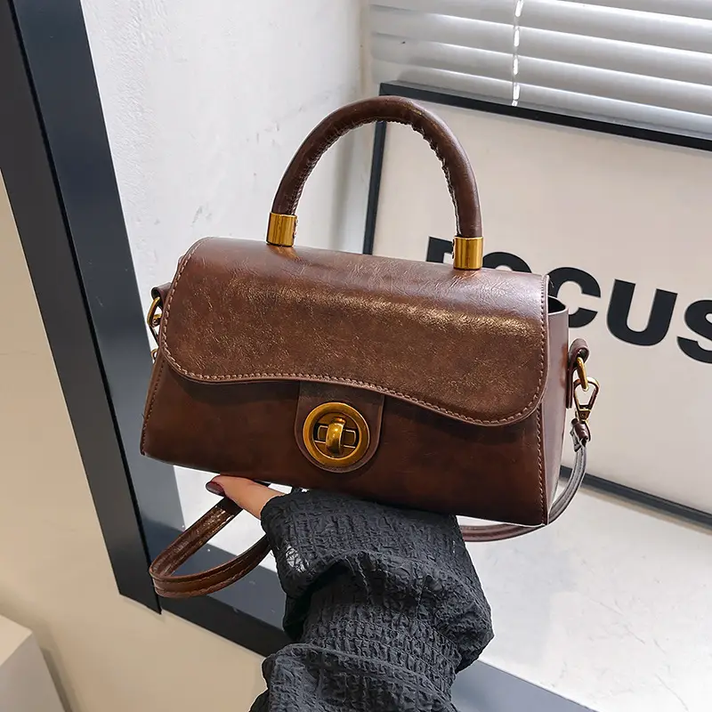 Women's 2024 Retro Square Shoulder Crossbody Bag