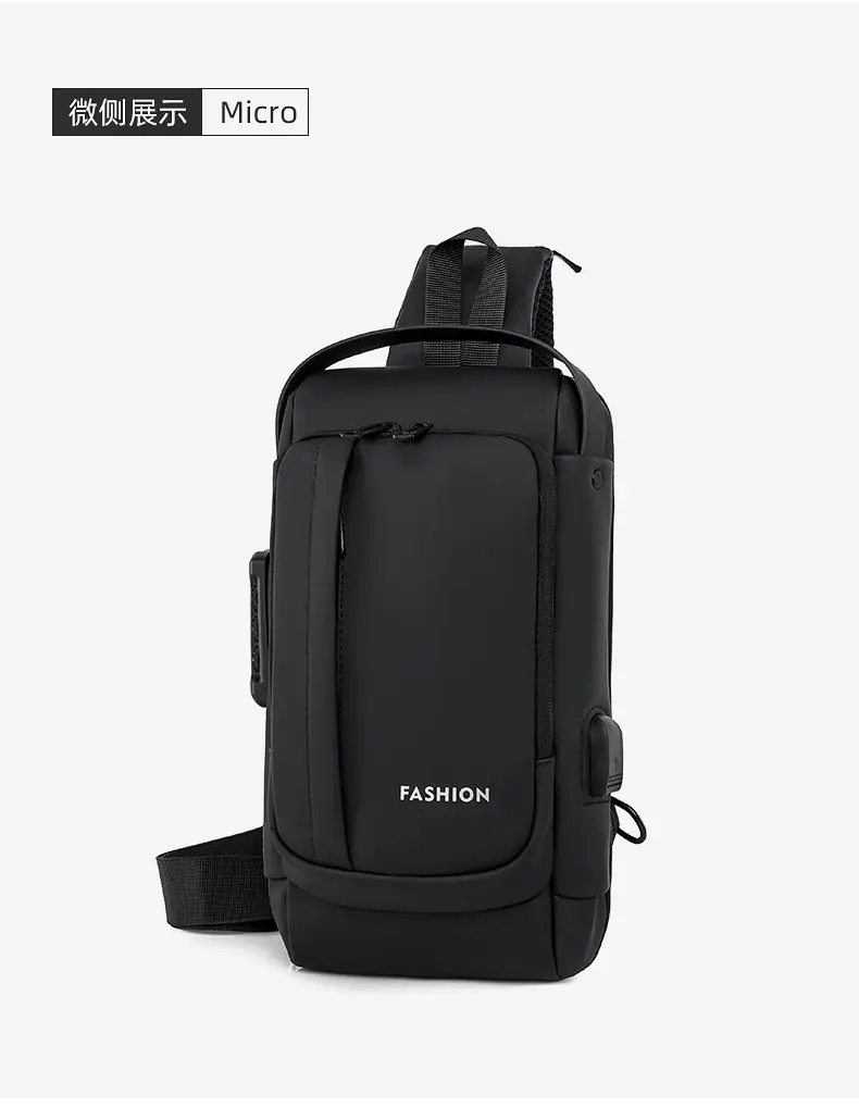 Men's Waterproof Crossbody Backpack with Password Lock — feature 24
