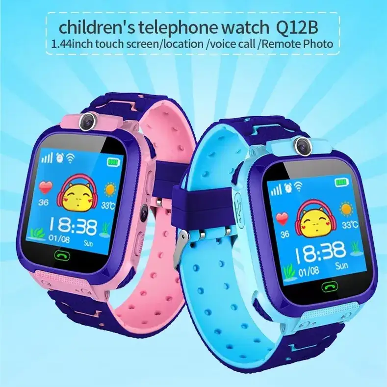 Children's Smart Phone Watch Q12B Waterproof Touch Screen
