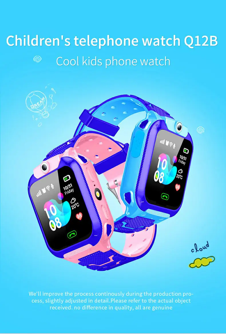 Children's Smart Phone Watch Q12B Waterproof Touch Screen — feature 2