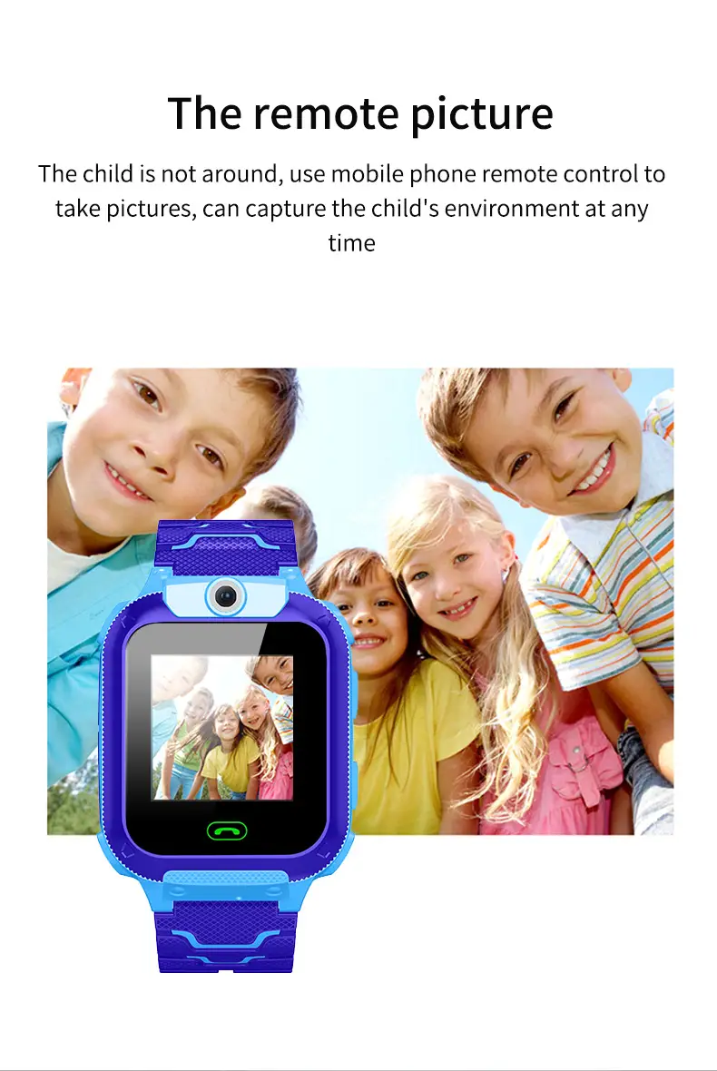Children's Smart Phone Watch Q12B Waterproof Touch Screen — feature 6