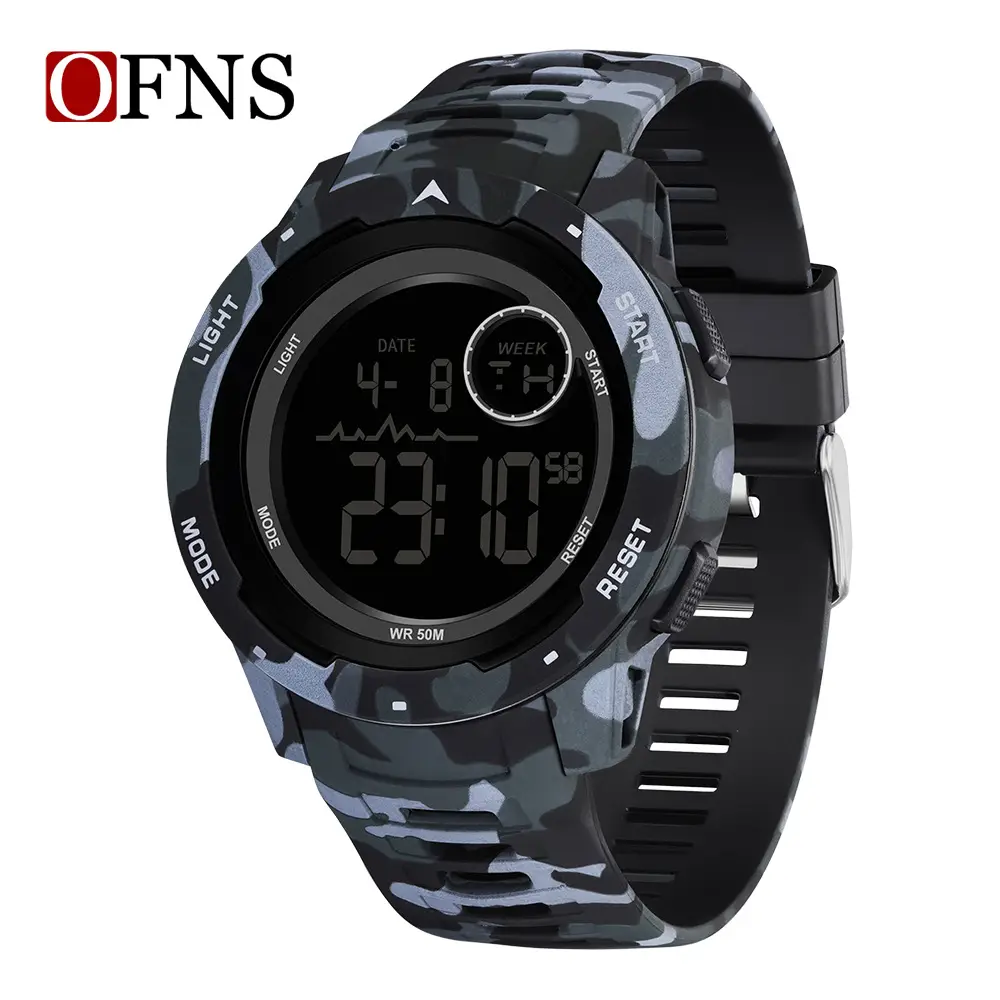 OFNS Military Camouflage Digital Watch for Teens - Image 11