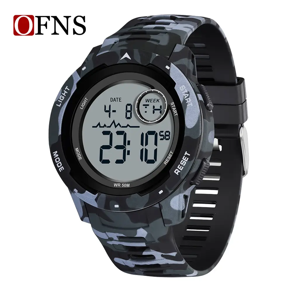 OFNS Military Camouflage Digital Watch for Teens - Image 3