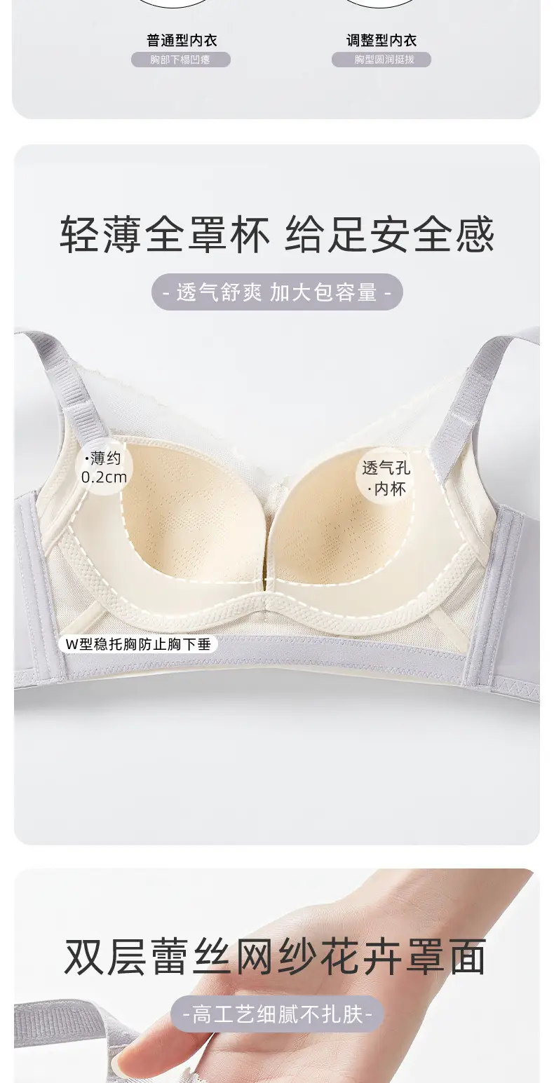 Women's Lace Underwear Large Chest Showdown Small — feature 8