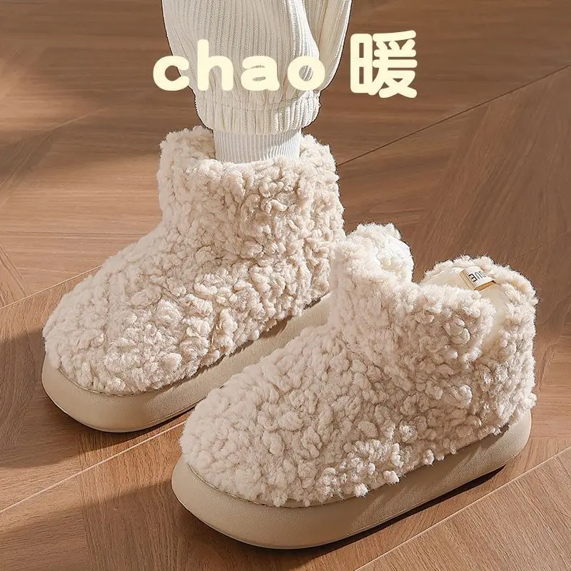 Winter Cotton Slippers Women Warm Thick Bottom Home Non-Slip 2024 - Image 10